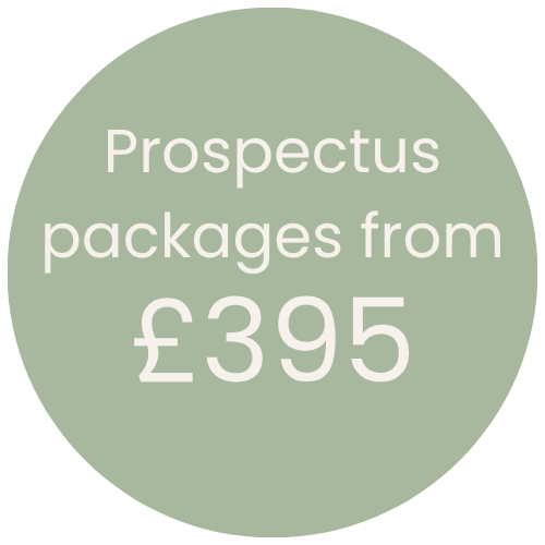 Prospectus packages from £395