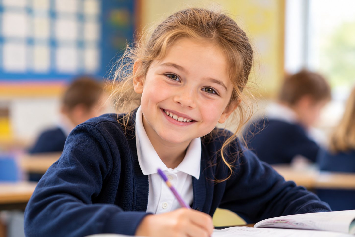 Pupil learning in a classroom